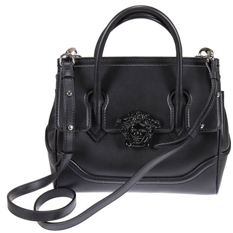 black versace handbag|authentic versace purses.